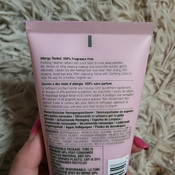 Clinique Cleanser All About Clean Rinse Off Foaming Cleaner New 5 fl oz / 150mL - Picture 5 of 7